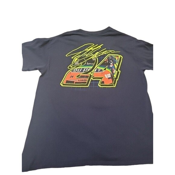 Jeff Gordon Retro / Vintage Style T-shirt Navy Blue SIZE: L - EUC - Picture 4 of 9